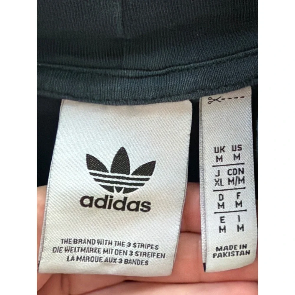Adidas Teal Adicolor Classics Hoodie 3-Stripe Pullover Size Medium